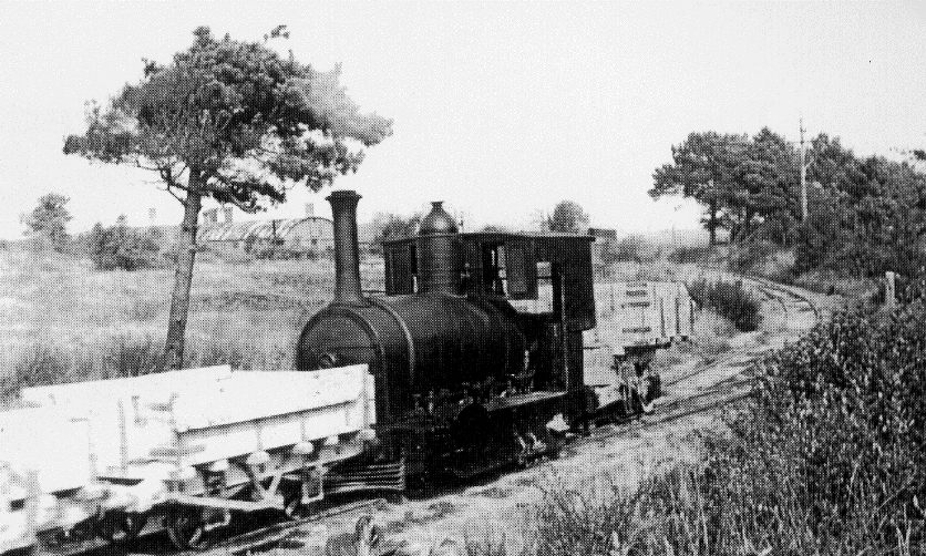 Dorset ball clays - steam loco Secundus