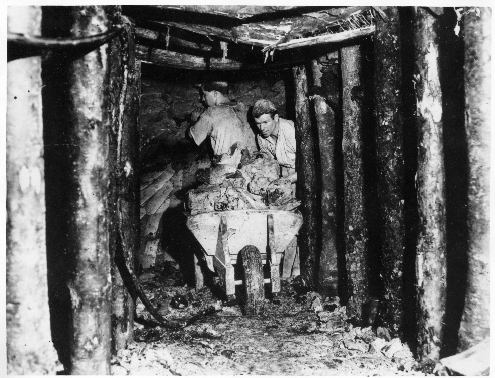 Undergound mine, 1950s