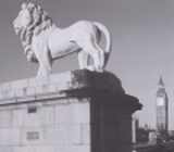 Coads Stone lion on Westminster bridge