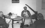 Demonstration to the society of clay tobacco pipe manufacturing