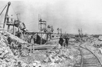 inclined shafts at Peters Marland, North Devon c. 1900