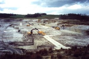 Systematic opencast working in Westbeare Pit, North Devon
